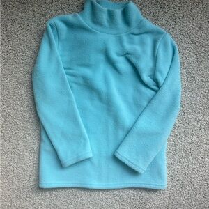 Women's Light Blue Turtleneck Sweater